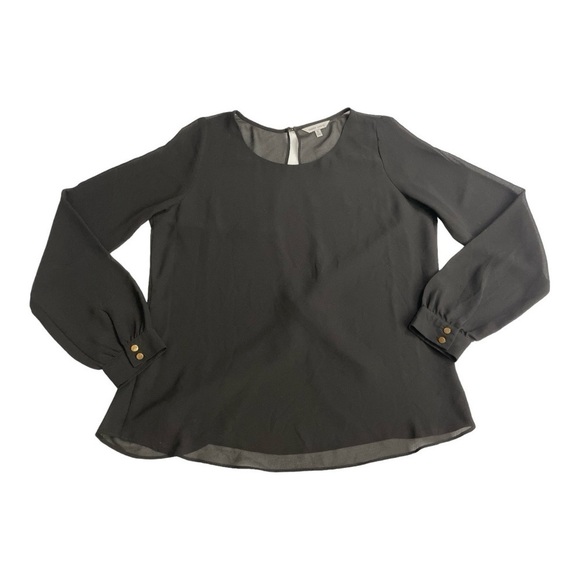 Naked Zebra open back blouse size S. Gold button on sleeves. - Picture 8 of 12